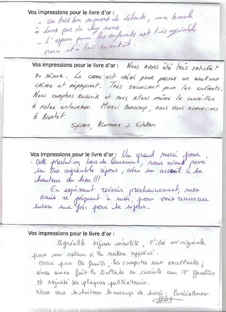 page 6 du livre dor