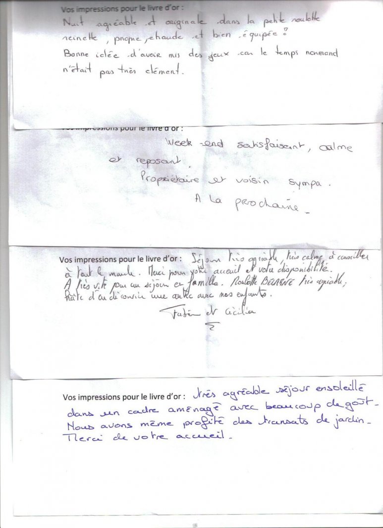 page 8 du livre dor